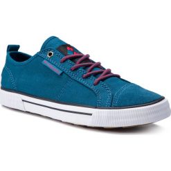Tenisówki COLUMBIA - Goodlife Lace BM4651 Phoenix Blue/Mountain Red 442. Niebieskie półbuty męskie marki Columbia, na co dzień, bez wzorów, z gumy, bez zapięcia. Za 339,99 zł.