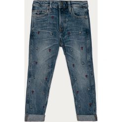 Tommy Hilfiger - Jeansy dziecięce 110-152 cm. Niebieskie spodnie chłopięce TOMMY HILFIGER, z haftami, z elastanu. Za 399,90 zł.