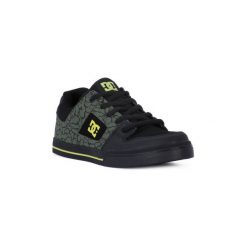 Buty DC Shoes BOYS PURE SE. Czarne trampki męskie DC Shoes, bez wzorów, bez zapięcia. Za 232,16 zł.