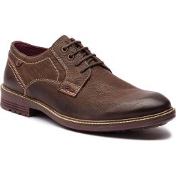 Półbuty CANGURO - A187-100 Dark Brown/Scotch. Brązowe bez kategorii marki Canguro, ze skóry. W wyprzedaży za 159,00 zł.