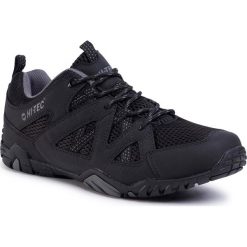 Trekkingi HI-TEC - Rano AVS-SS20-HT-01-Q1 Black/Dark Grey. Czarne trapery męskie Hi-tec, ze skóry ekologicznej, bez zapięcia. Za 269,00 zł.
