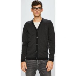 Selected - Kardigan. Czarne kardigany męskie marki Selected, xl, z bawełny. W wyprzedaży za 129,90 zł.