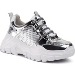 Sneakersy DEEZEE - WSL17061-01 Silver. Szare półbuty damskie DeeZee, ze skóry ekologicznej. Za 119,99 zł.