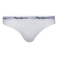 Pepe Jeans Damskie Stringi Dixie S Biały. Białe stringi damskie Pepe Jeans, s, bez wzorów, z bawełny. Za 54,90 zł.