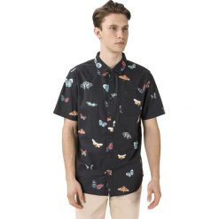 Vans Metamorphosis Koszula Czarny. Czarne koszule męskie Vans, xs, bez wzorów, z bawełny, bez kołnierzyka, z krótkim rękawem. Za 240,95 zł.