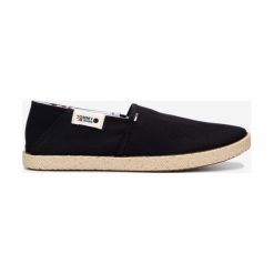 Tommy Jeans Espadryle Czarny. Czarne espadryle męskie Tommy Jeans, bez wzorów, z jeansu. Za 238,95 zł.