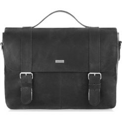 SKÓRZANA TORBA MĘSKA NA RAMIĘ VINTAGE. Torby męskie skórzane Paolo Peruzzi, w paski, ze skóry, vintage, na ramię. Za 399,00 zł.