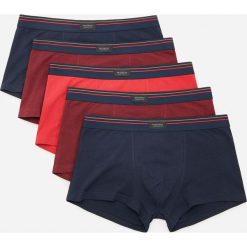 Bawełniane bokserki 5 pack - Bordowy. Czerwone bokserki męskie Reserved, bez wzorów, z bawełny. Za 89,99 zł.