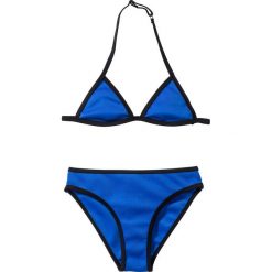 Stroje dwuczęściowe dziewczęce: Bikini dziewczęce (2 części) bonprix niebiesko-czarny