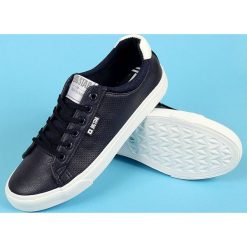 Trampki męskie: Granatowe trampki niskie męskie Big Star Y174002