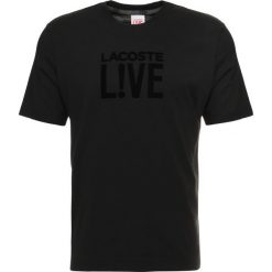 Lacoste LIVE Tshirt z nadrukiem black. Czarne koszulki polo męskie marki Lacoste LIVE, m, z nadrukiem, z bawełny. Za 239,00 zł.