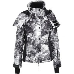 Superdry SNOW PUFFER Kurtka snowboardowa cliff face/black. Szare kurtki damskie marki Superdry, xs, z poliesteru, narciarskie. W wyprzedaży za 871,20 zł.