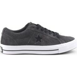 Converse One Star Tenisówki Szary. Szare trampki męskie Converse, bez wzorów, ze skóry, retro, bez zapięcia. Za 288,95 zł.