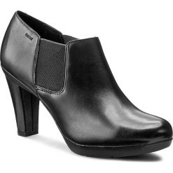 Botki GEOX - D Inspiration A D54R4A 00043 C9999 Czarny. Czarne botki damskie skórzane Geox. W wyprzedaży za 339,00 zł.