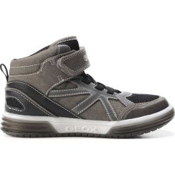 Sneakersy "Argonat" w kolorze szarym. Szare trampki chłopięce marki geox kids, z gumy. W wyprzedaży za 165,95 zł.