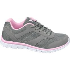 Sneakersy damskie Vty popielate. Szare sneakersy damskie Vty, z materiału. Za 99,90 zł.