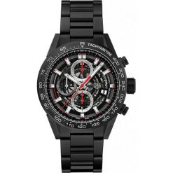 ZEGAREK TAG HEUER CARRERA CAR2090.BH0729. Czarne zegarki męskie marki TAG HEUER, ze stali. Za 25590,00 zł.