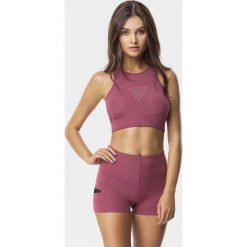 Cardio Bunny - Top Brush Crop-Top. Różowe topy damskie Cardio Bunny, l, bez wzorów, z elastanu, bez kołnierzyka. W wyprzedaży za 119,90 zł.
