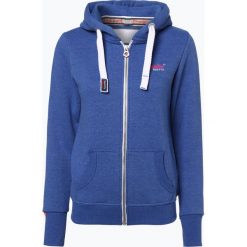 Bluzy damskie: Superdry – Damska bluza rozpinana, niebieski