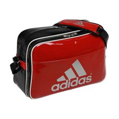 Torby podróżne: Torba sportowa w kolorze czarno-czerwonym – (S)46 x (W)32 x (G)19 cm