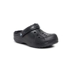 CROCS 16244-060 Czarny. Czarne klapki damskie Crocs, bez wzorów, z tworzywa sztucznego, bez obcasa. Za 169,99 zł.