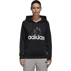 BLUZA Z KAPTUREM ESSENTIALS LINEAR (L). Bluzy damskie Adidas, l, bez wzorów, z bawełny, bez rękawów, z kapturem, na fitness i siłownię, climalite (adidas). Za 199,00 zł.