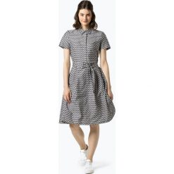 Comma - Sukienka damska, niebieski. Niebieskie sukienki damskie comma, bez wzorów, bez kołnierzyka, bez rękawów, koszulowe. Za 299,95 zł.