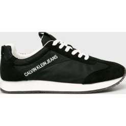 Calvin Klein Jeans - Buty. Czarne buty sportowe męskie marki Calvin Klein Jeans, z jeansu, na sznurówki. Za 579,90 zł.