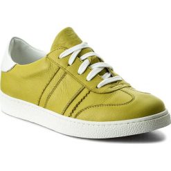 Sneakersy GINO ROSSI - Yasu DPH602-Y47-0237-0472-0 71/00. Żółte półbuty damskie Gino Rossi, ze skóry. W wyprzedaży za 119,00 zł.