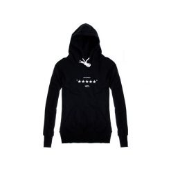 Bluza Hoodie Classic Unfvckinreal Black. Czarne bluzy męskie marki Harp Team, s, z nadrukiem, z bawełny, z długim rękawem, długie. Za 229,00 zł.