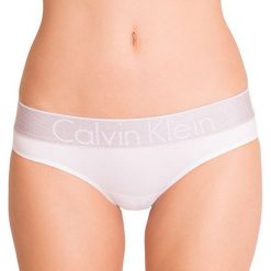 Calvin Klein Spodnie bikini QF4055E-100 Biała (rozmiar L). Białe spodnie damskie Calvin Klein, l. W wyprzedaży za 94,00 zł.