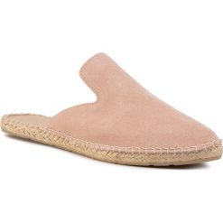 Espadryle EVA LONGORIA - EL-07-01-000050 821. Różowe espadryle damskie Eva Longoria, bez wzorów, ze skóry, bez obcasa. W wyprzedaży za 249,00 zł.