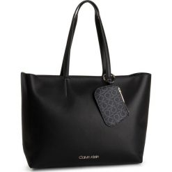 Torebka CALVIN KLEIN - Ck Must F19 Med Shopper K60K605870 BDS. Czarne torby damskie na zakupy Calvin Klein, bez wzorów, ze skóry ekologicznej, bez dodatków. Za 699,00 zł.