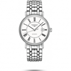 LONGINES Présence L4.922.4.11.6. Niebieskie zegarki męskie LONGINES, ze stali nierdzewnej. Za 5690,00 zł.
