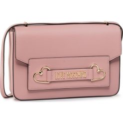 Torebka LOVE MOSCHINO - JC4269PP0AKN0601 Cipria. Różowe listonoszki damskie Love Moschino, bez wzorów, ze skóry ekologicznej, bez dodatków. W wyprzedaży za 699,00 zł.