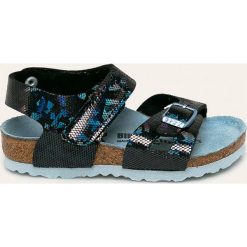 Birkenstock - Sandały dziecięce Colorado. Czarne sandały dziewczęce Birkenstock, ze skóry, bez zapięcia. Za 189,90 zł.
