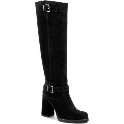 Buty zimowe damskie: Kozaki QUAZI – 104QU Czarny
