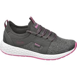 Sneakersy damskie Bench popielate. Szare sneakersy damskie Bench, z materiału. Za 139,90 zł.