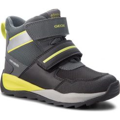 Śniegowce GEOX - J Orizont B. Abx A J840BA 011BC C0802 S Black/Lime. Szare śniegowce chłopięce Geox, bez zapięcia. W wyprzedaży za 269,00 zł.