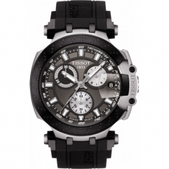 PROMOCJA ZEGAREK TISSOT T115.417.27.061.00. Szare zegarki męskie TISSOT. W wyprzedaży za 2112,00 zł.