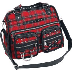 Jawbreaker Punk Plaids Torebka - Handbag czerwony. Czerwone torebki klasyczne damskie marki Jawbreaker, z poliesteru. Za 184,90 zł.