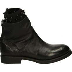 Botki - 10635 TER NER. Czarne botki damskie skórzane marki Venezia. Za 349,00 zł.