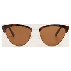Mango - Okulary Kat. Pomarańczowe okulary przeciwsłoneczne damskie Mango. Za 89,90 zł.