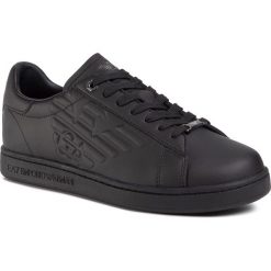 Sneakersy EA7 EMPORIO ARMANI - X8X001 XK171 A083 Triple Black. Czarne sneakersy męskie EA7 Emporio Armani, bez wzorów, ze skóry, bez zapięcia. Za 769,00 zł.