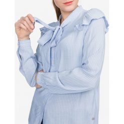 Pepe Jeans Ayumi Bluzka Niebieski. Niebieskie bluzki damskie Pepe Jeans, m, w paski, z wiskozy, bez kołnierzyka, bez rękawów. Za 378,95 zł.