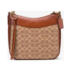 Coach Chaise Cross body bag Brązowy. Pomarańczowe torebki klasyczne damskie Coach, w paski, ze skóry, bez dodatków. Za 1294,95 zł.