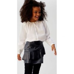 Mango Kids - Spódnica dziecięca Sini 110-164 cm. Szare spódniczki dziewczęce Mango Kids, na co dzień, bez wzorów, z elastanu, mini, proste. Za 99,90 zł.