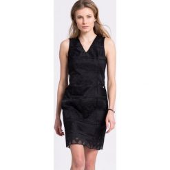 Trussardi Jeans - Sukienka. Szare sukienki mini marki Trussardi Jeans, na co dzień, z acetatu, casualowe. W wyprzedaży za 539,90 zł.