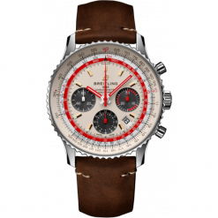 BREITLING ZEGAREK NAVITIMER AB01219A1G1X1. Czerwone zegarki męskie BREITLING, złote. Za 34390,00 zł.
