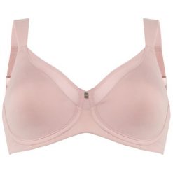 Biustonosz z fiszbiną Triumph True Shape Sensation 10186010. Różowe biustonosze Triumph, bez wzorów, z elastanu. W wyprzedaży za 169,00 zł.